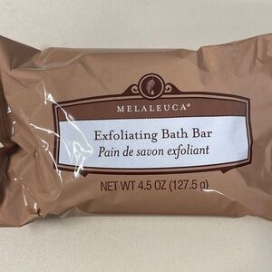 Melaleuca exfoliating bath bar